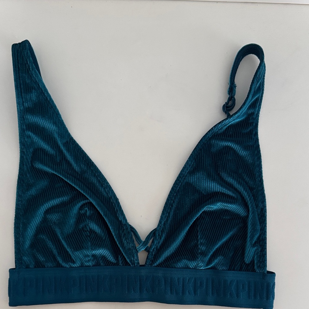 PINK Victoria's Secret Deep Teal Bralette